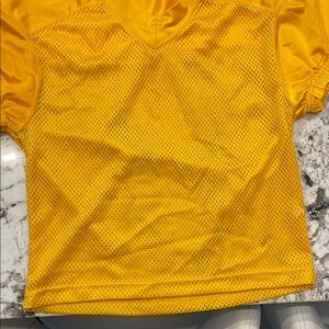 Gold Football practice jersey Youth XL